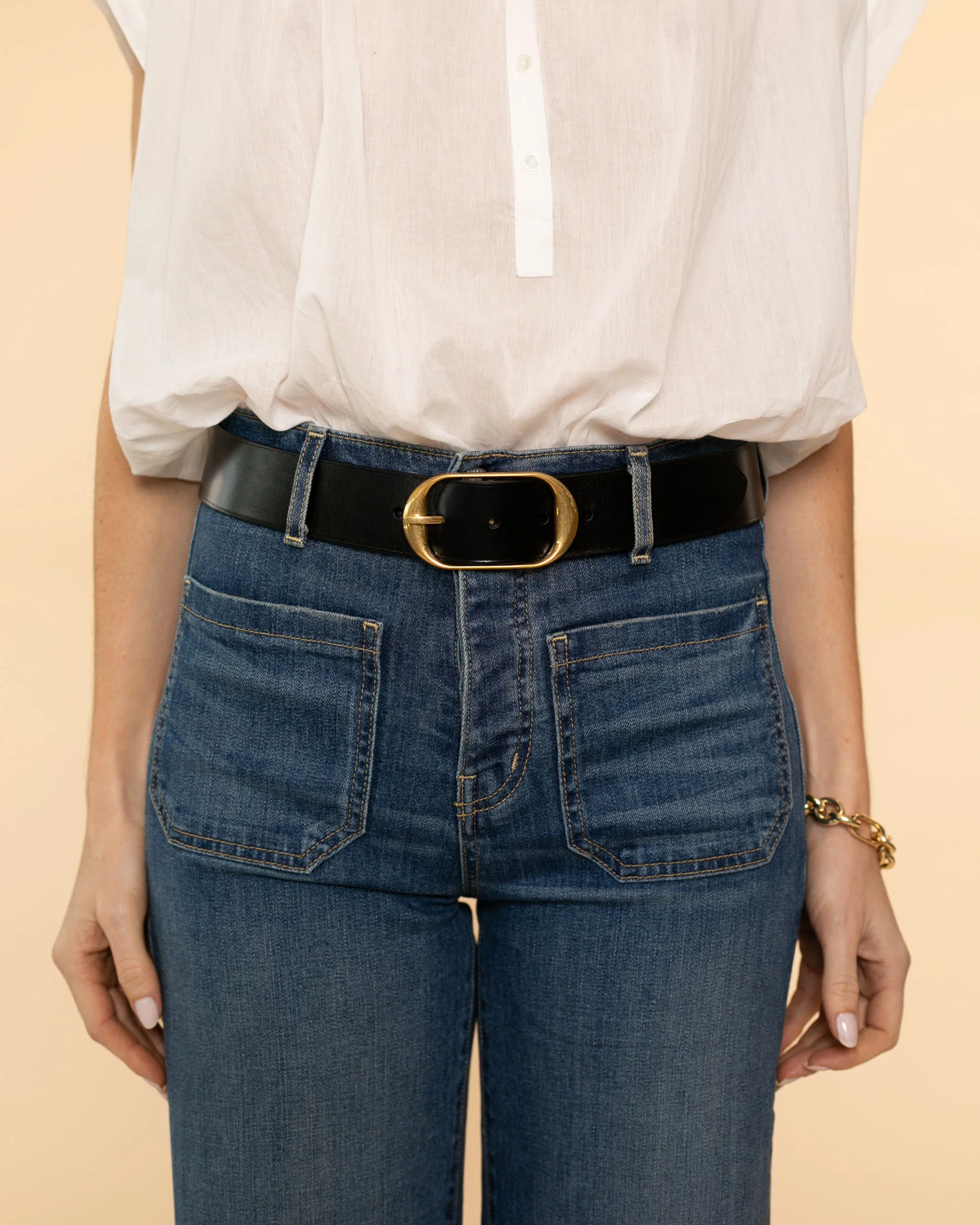 Nili Belt | Black W/ Gold - Image 2
