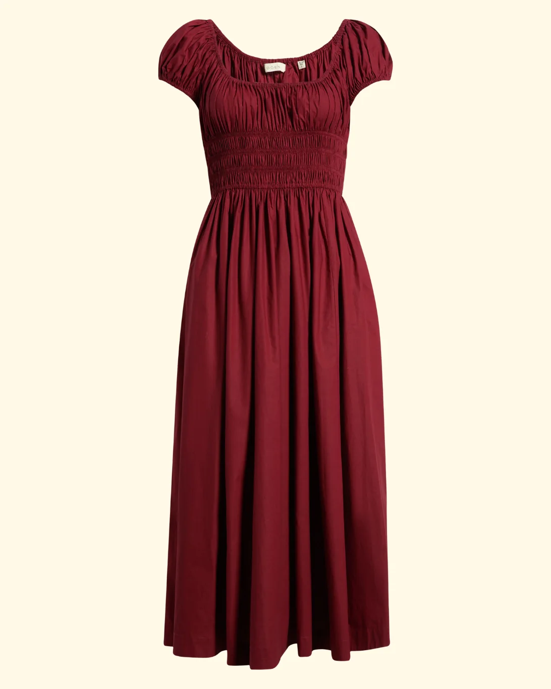 Quinley Dress | Deep Ruby
