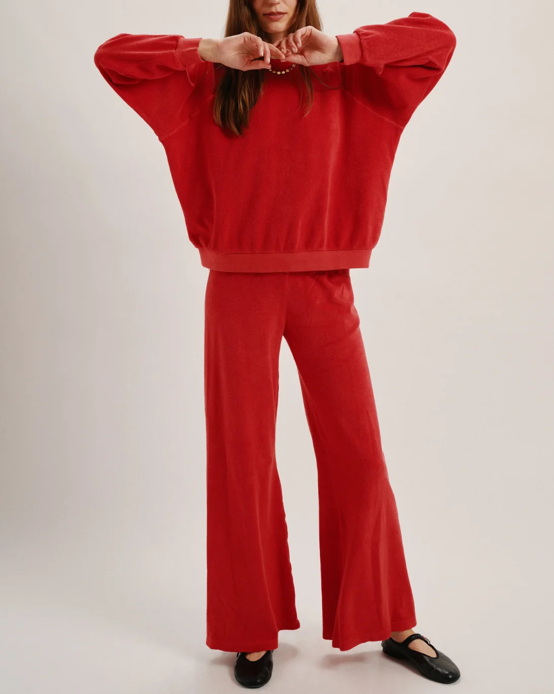 Samos Sweatshirt | Cherry Terry - Image 2