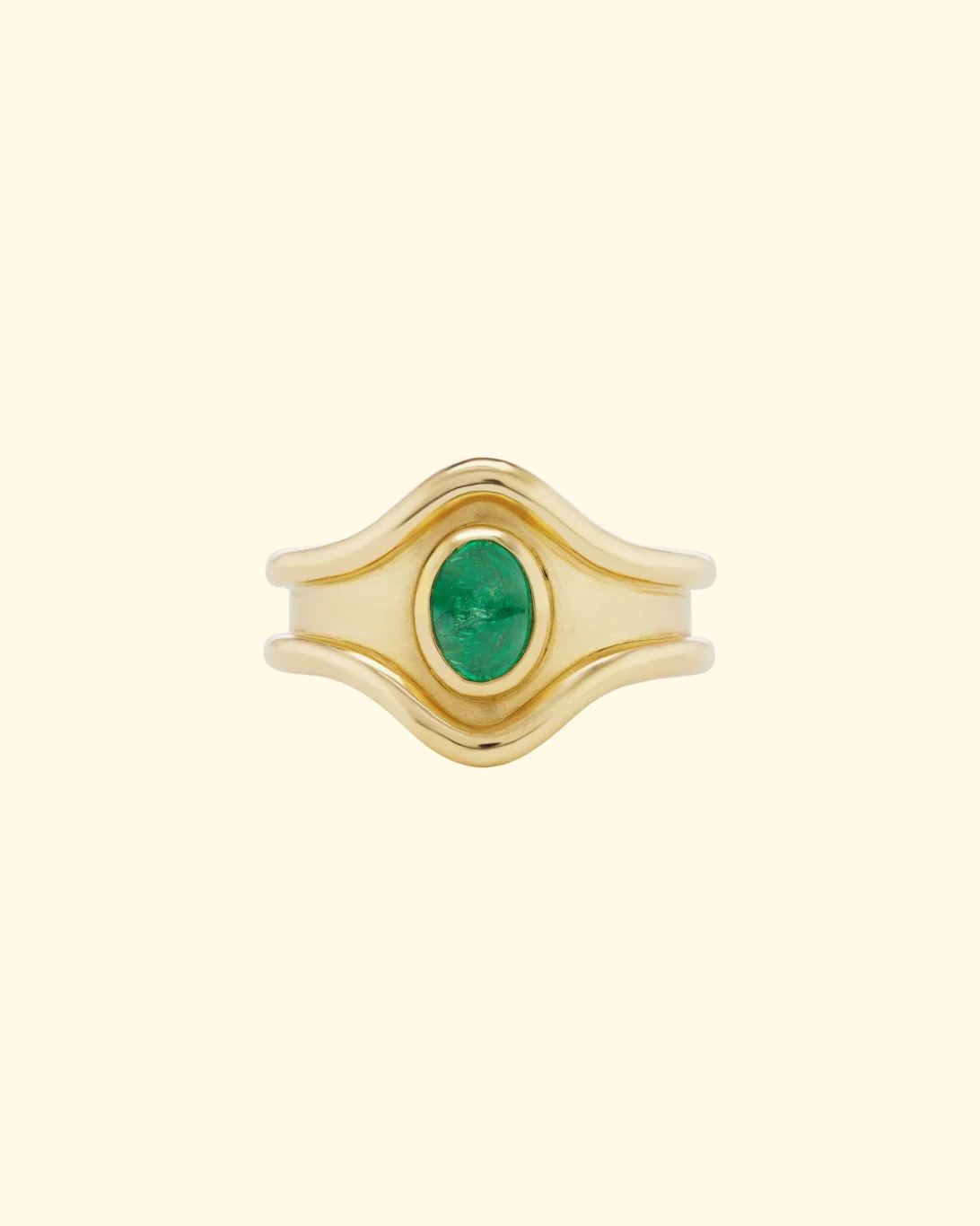 Shelter Island Ring in Emerald | 18k Yellow Gold - ONLINE ONLY