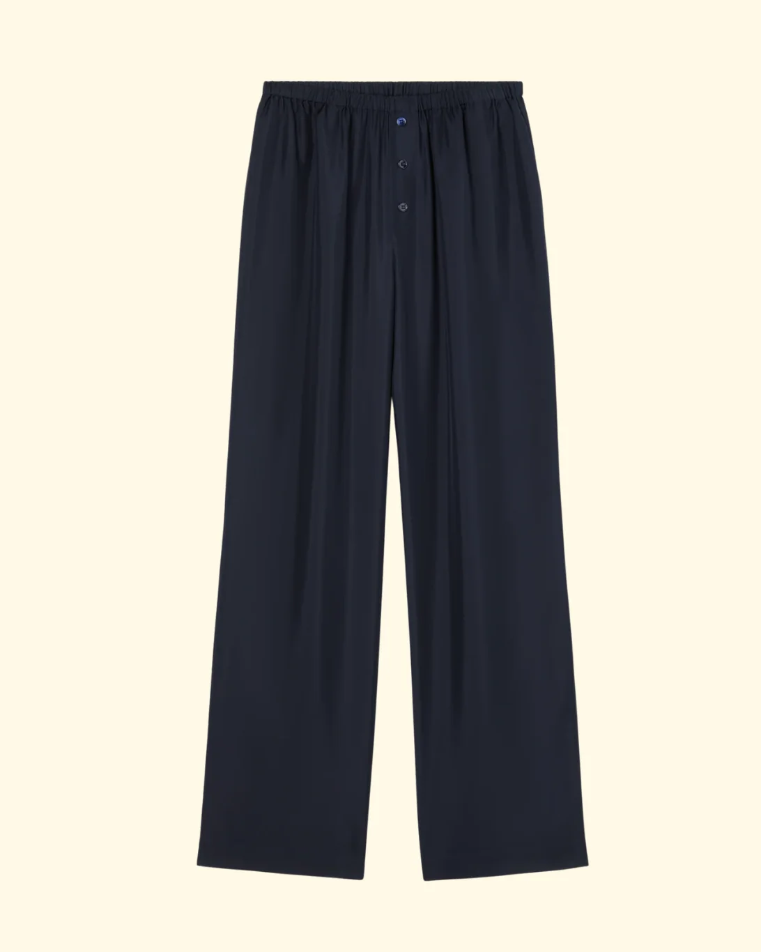 Silk Relaxed Trousers | Night