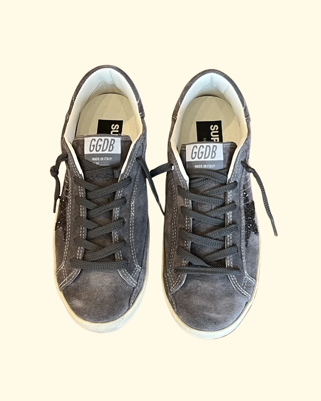 Super Star Glitter Heel | Grey/Anthracite - Image 3