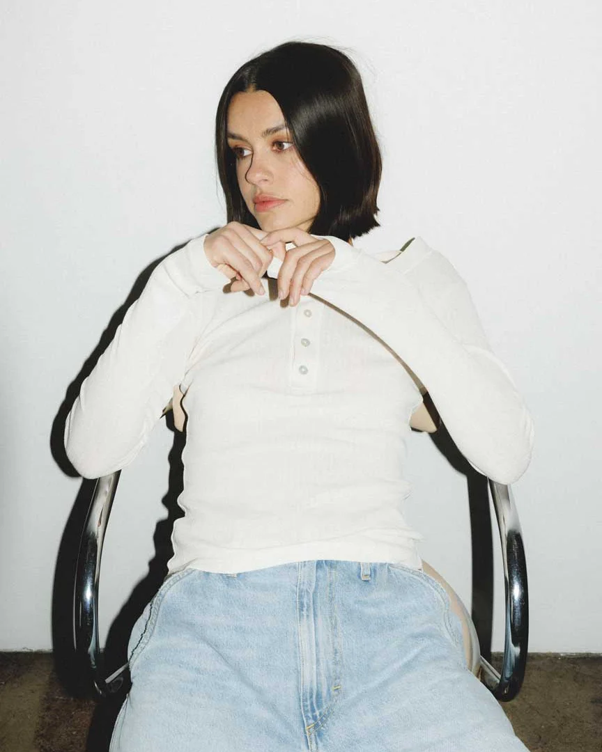 Sweets Long Sleeve Tee | Bone - Image 2