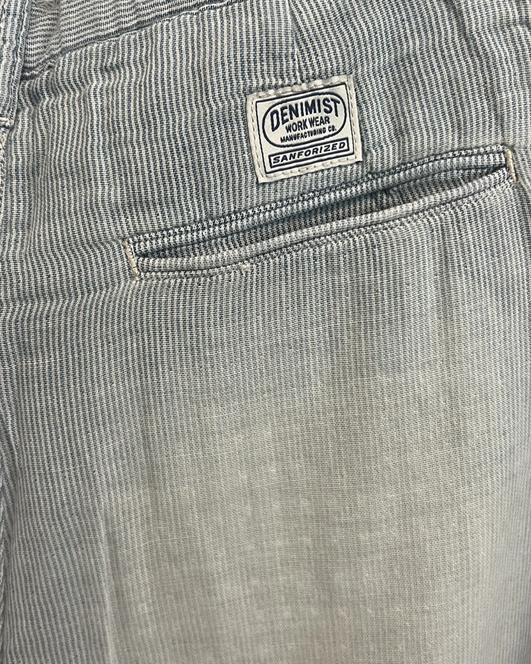 Teri Wide Leg Chino | Double Cloth Indigo - Image 3