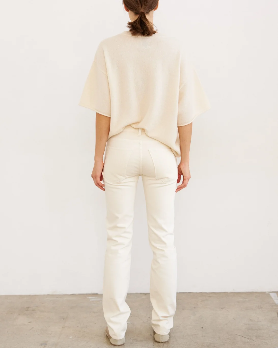 The Cashmere Tee | Creme - Image 3