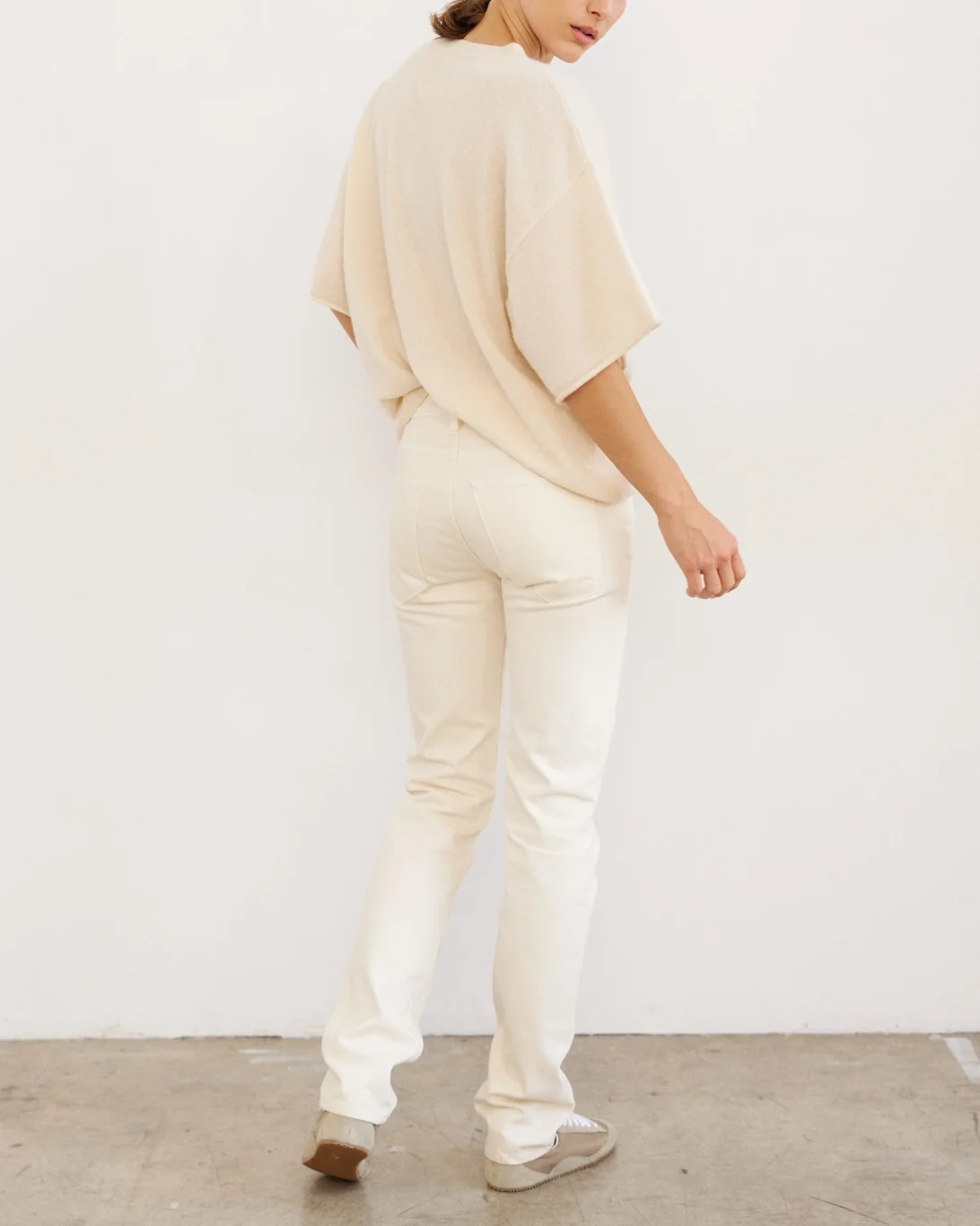 The Cashmere Tee | Creme - Image 4