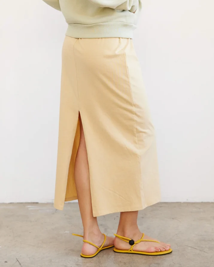 The Column Skirt | Butter - Image 2