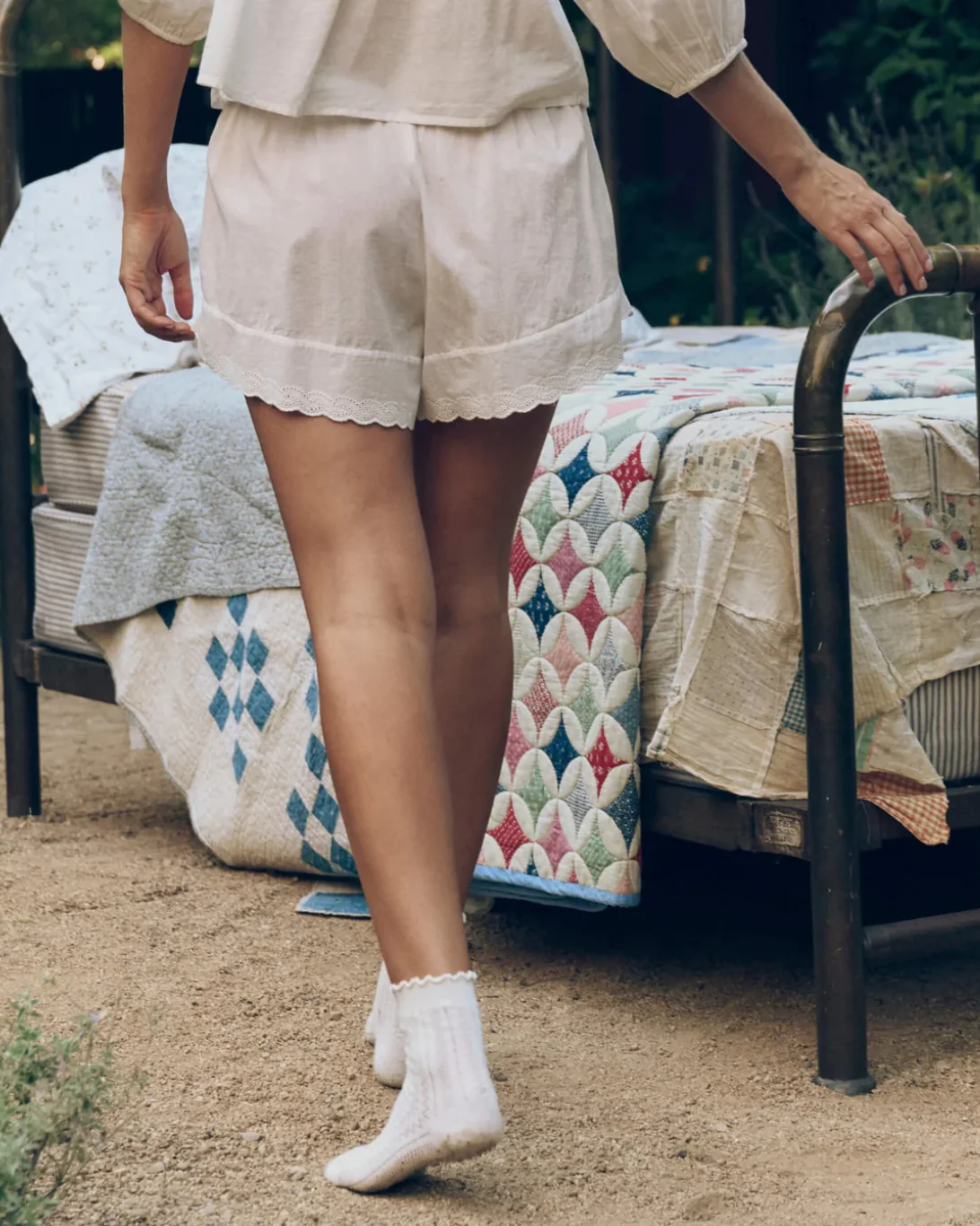 The Eyelet Tap Short | True White - Image 3