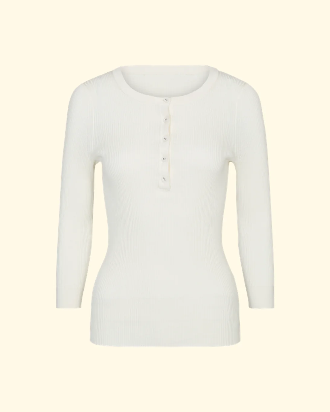 The Henley Top | Ivory - Image 6