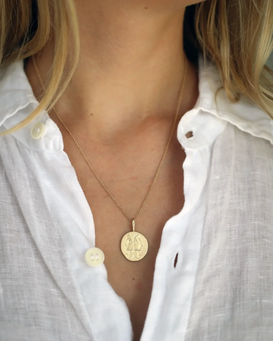 The Present Zodiac Gemini | 14k Yellow Gold - Image 2