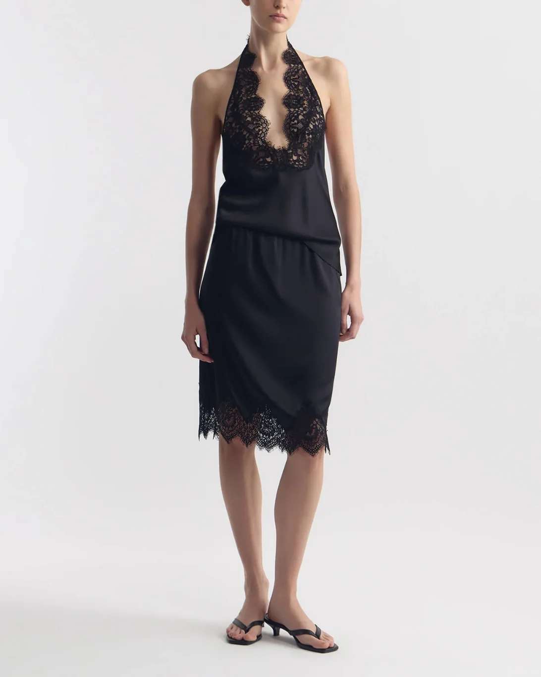 Thea Lace Skirt | Black - Image 2