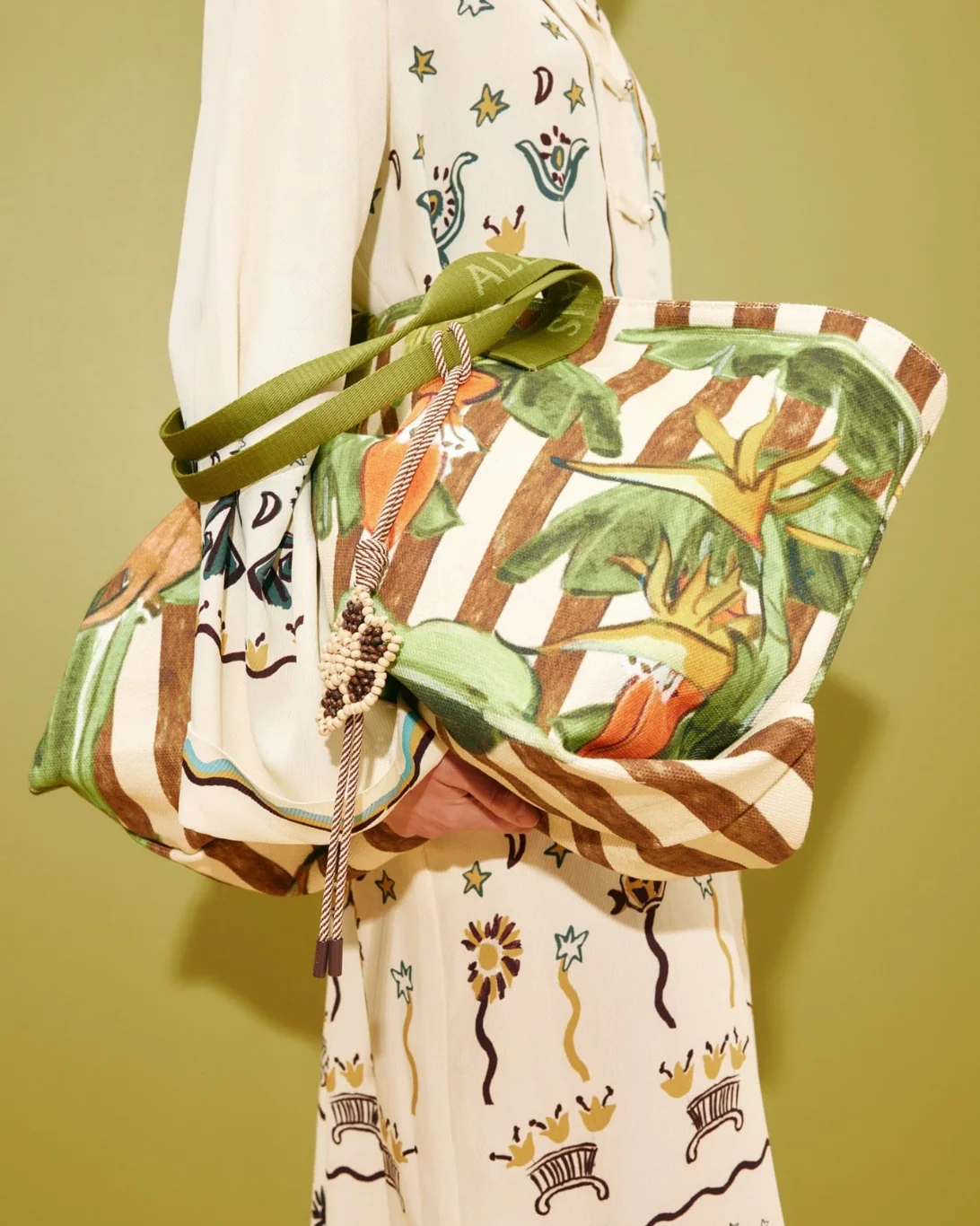 Toucan Tango Canvas Beach Tote | Multi - Image 3