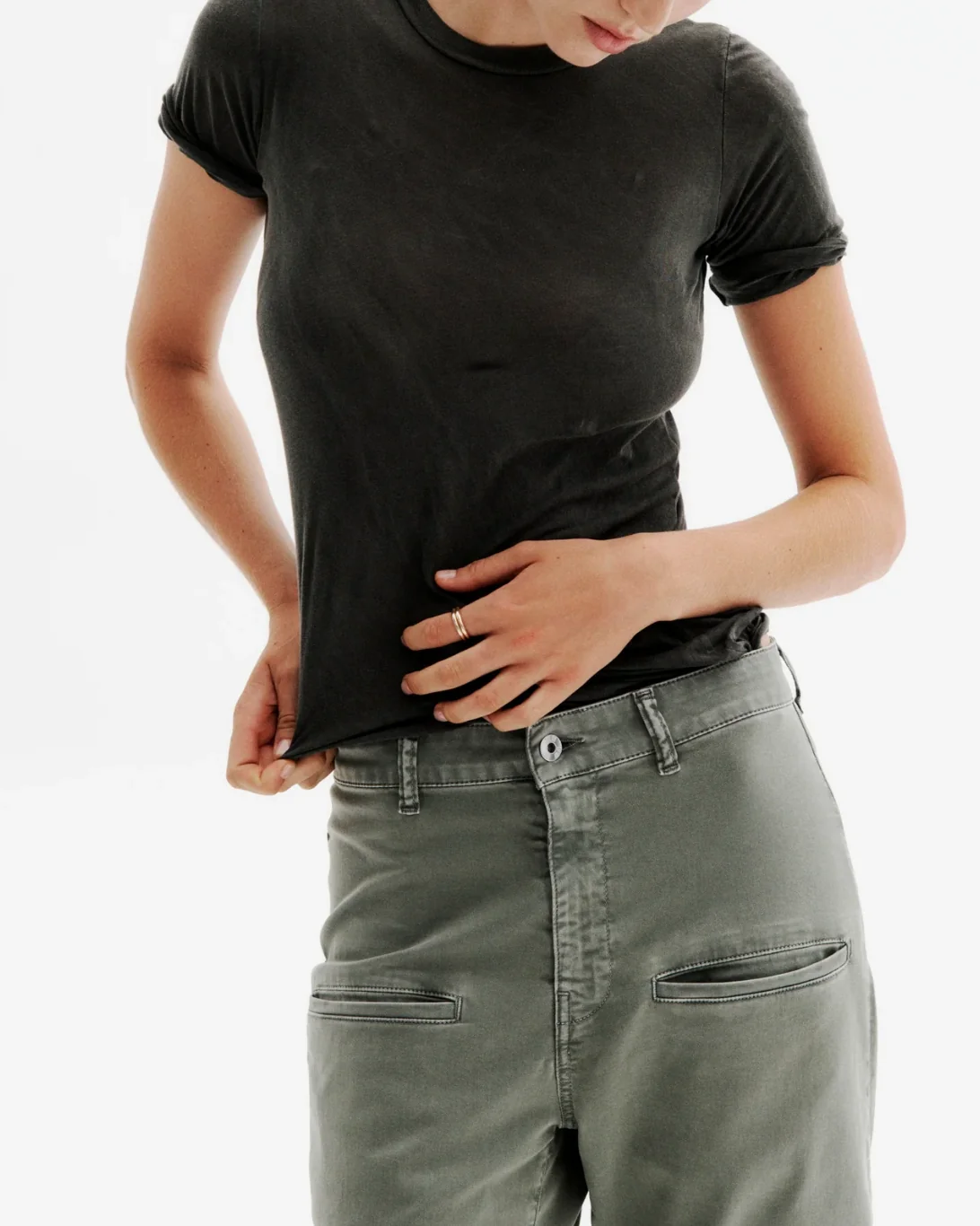 Victoria T-Shirt | Army Green - Image 2