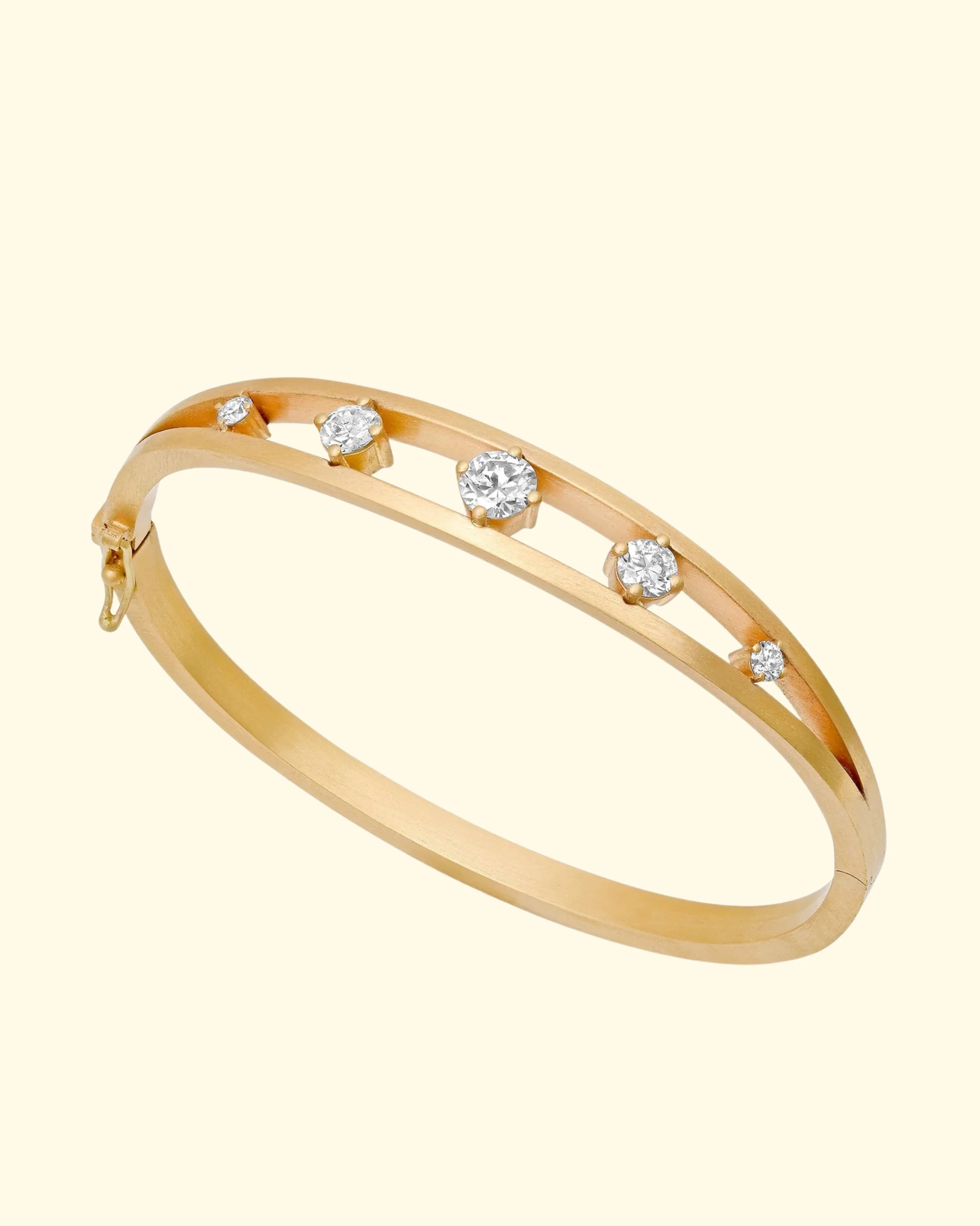 Victorian Floating Diamond Bangle - ONLINE ONLY | PREORDER - Image 2