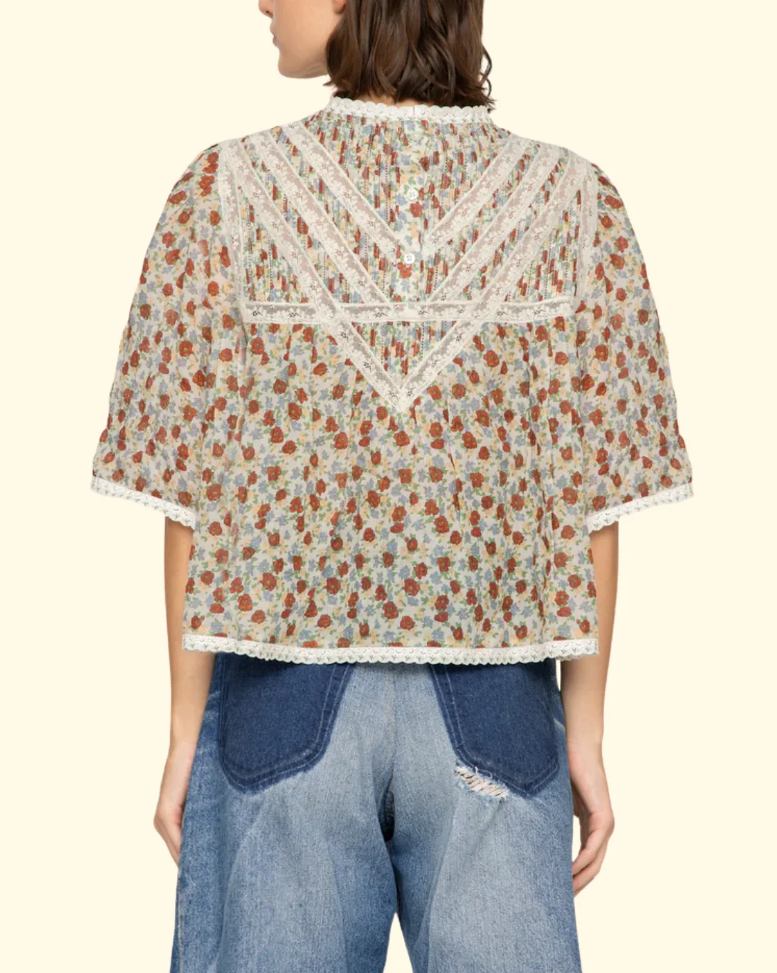 Viera Print S/Slv Blouse | Multi - Image 3