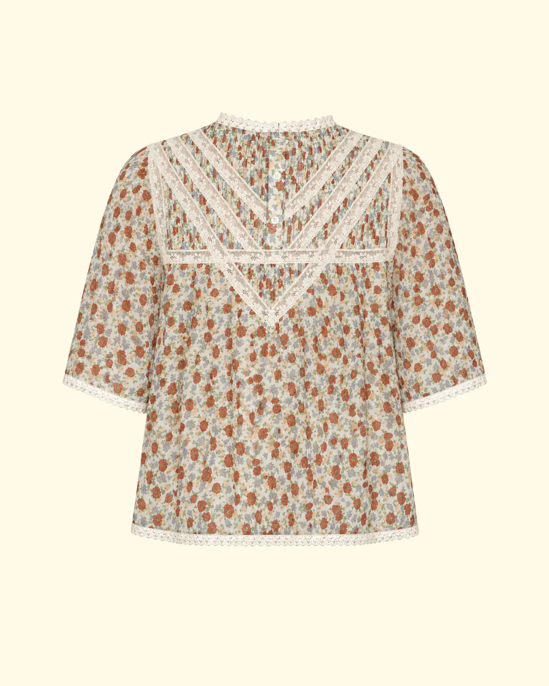 Viera Print S/Slv Blouse | Multi - Image 5
