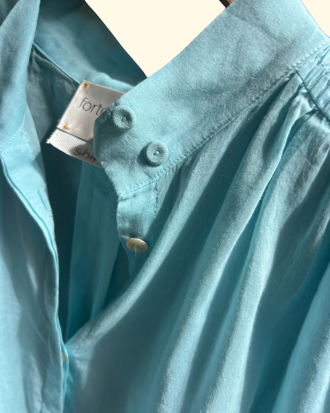 Voile Shirt | Azure - Image 2