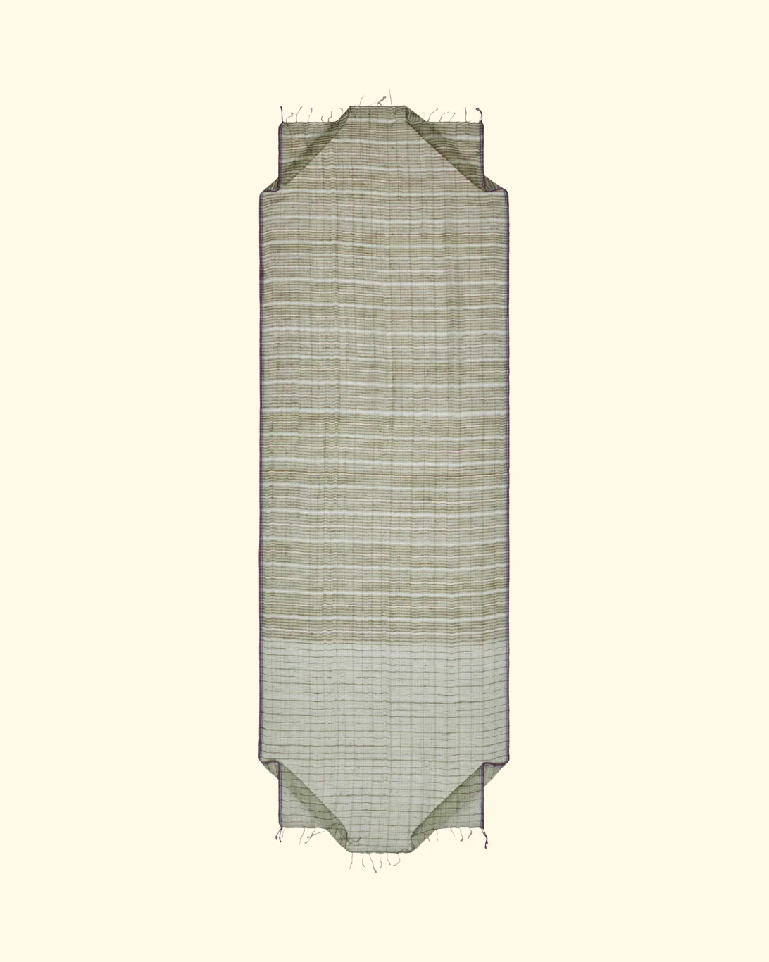 Woven Check Scarf | Seaweed